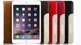 Luxury Smart Stand Leather case cover Apple iPad 6 or iPad Air 2  + HANDLE RED