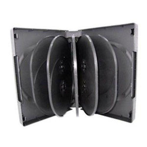 3 Hold 12 39mm Quality DVD Cover Disc Case Holder with outer wrap insert BLACK