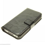 For iPhone 7 6 5 4 6s 5se 5c Leather Flip Wallet Case Card Cover - SLIM fit