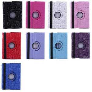 BLING Sparkle 360 Rotation Swivel Leather Stand Cover Case Apple iPad MINI 4 BLA