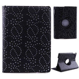 BLING Sparkle 360 Rotation Swivel Leather Stand Cover Case Apple iPad MINI 4 BLA