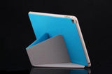 for iPad Air 2 9.7 A1566 A1567 - RED 5 Fold Flip TPU SILICON GEL RUBBER case