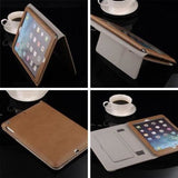 Luxury Smart Stand Leather case cover for iPad Air 2 9.7  / mini 1 2 3 + HANDLE
