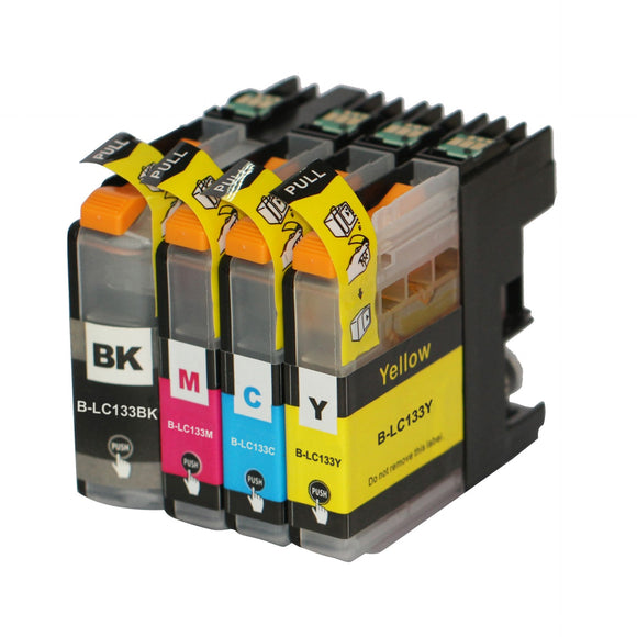 4 Ink Cartridge LC38/LC67 for Brother DCP145C DCP165C DCP195C DCP375CW Nonoem