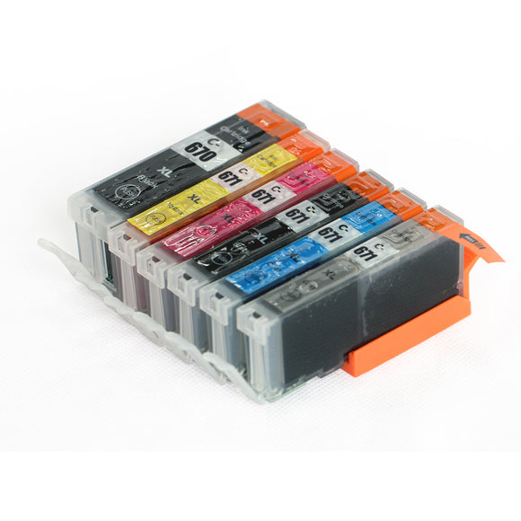 12x Nonoem Ink Cartridges PGI-670XL CLI-671XL Canon MG7760 MG7765 MG7766 ...