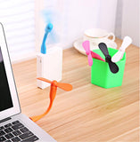 New Portable Flexible USB Mini Cooling Fan For Power Bank Computer Notebook PC