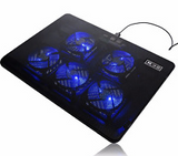 Ice V5 5 Fans Colour USB Port Laptop notebook Cooling stand 14 15 17 Inch Cooler