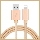 Heavy Duty USB Charger Cable for iPhone 8 7 6 X 11 Fast Charge Braided Data Lead