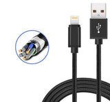 nonoem1 Braided USB Charging Cable Data Cord For Charger iPhone 11 7 X 8 6 iPad