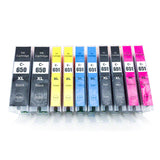 10x Generic CLI 651 XL PGI 650 Ink for Canon Pixma IP7260 MX926 MG5460 nonoem