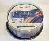 50 x Intact 8.5GB DVD+R DL 8X - Full Hub Photo Glossy Printable DUAL LAYER FAST
