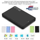 USB 3.0 SATA 2.5" Inch Hard Drive External Enclosure HDD HD Mobile Disk Case Box