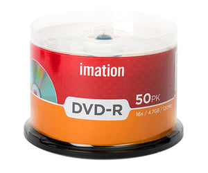 Imation DVD-R 4.7GB 16X White inkjet Hub Printable Cake Box - NOT tdk LG