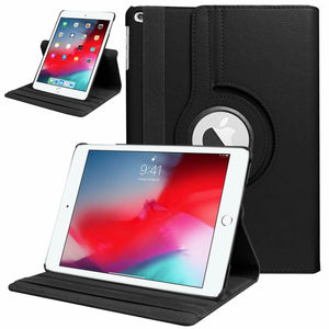 360 leather Stand Case For iPad MINI 1 2 3 Cover nonoem AU seller - BLACK