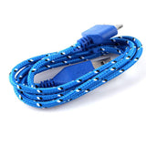colour braided ROPE USB data sync charger Cable apple iPhone 3 4 4S iPad 1 2 3m