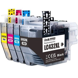 Any LC432XL Ink Cartridge Compatible for Brother MFC-J5340DW J6540DW J6740DW