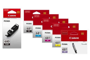 Canon Genuine PGI-680 CLI-681 Ink Cartridges TS6160/TS8160/TS9160 cli681xl 680xl