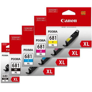 Canon Genuine PGI-680/CLI-681 Ink Set TR7560/TR8560/TS6160/TS8160/TS9160