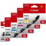 Canon Genuine PGI-680BK/CLI-681 BK/C/M/Y/PB Ink Set for PIXMA TS8160/TS9160