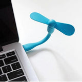 New Portable Flexible USB Mini Cooling Fan For Power Bank Computer Notebook PC