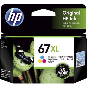 2 Genuine HP 67XL HP 67 XL Black Colour 3YM56AA 3YM55AA Ink Set Envy 6020 AUSEND