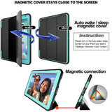 4 in 1 Heavy Duty Shock/Dirt Proof Hard Case Stand Cover iPad mini 4 3 Air 2 9.7