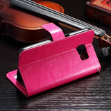 slim luxury LEATHER ID Wallet Frame Case Cover for Samsung Galaxy S4 S6 nonoem