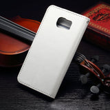 slim luxury LEATHER ID Wallet Frame Case Cover for Samsung Galaxy S4 S6 nonoem