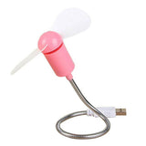 2x Flexible Portable USB Mini Cooling Fan Cooler For Laptop Desktop PC Computer