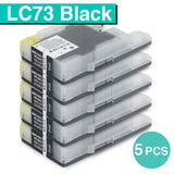 1-10pcs BLACK Brother LC73 LC77 LC40 ink cartridge MFC-J6910 J6710 J825 J6510