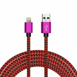 Braided Charging Cable 0.2 1 2 3 M USB Charger For iPhone 13 12 11 Xs PRO MAX XR