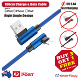 90 degree 1m 2m Braided Type-C USB Charger Cable Cord for Samsung S20 S21 AUS SE