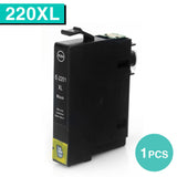 1-5 BLACK T220 220XL T220XL Ink Cartridges for WF2630 WF2650 WF2760 NON-OEM