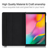 360 Rotating Flip case For Samsung Galaxy Tab A 10.5 10.1"9.7"8.0"7.0" note Black