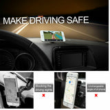 360° Magnetic Car Mount Phone Holder Stand Dashboard For Cellphone GPS Universal