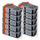 1-10pcs BLACK Ink Cartridges for Canon PGI-520 Canon PIXMA iP3600 iP4600 nonoem