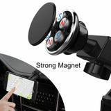 Universal MAGNETIC Mobile Phone Retractable Car Holder for iphone 14 13 12 11 8