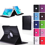 360 Rotating Flip case For Samsung Galaxy Tab A 10.5 10.1"9.7"8.0"7.0" note Black