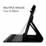 360 Rotating Flip case For Samsung Galaxy Tab A 10.5 10.1"9.7"8.0"7.0" note Black