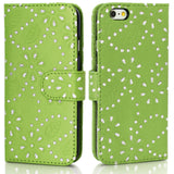 DIAMOND bling crystal sparkle Wallet Flip Cover Case for iPhone 8 7 6 5 4 nonoem