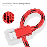 Micro USB to USB2.0 Male Data Sync FAST Charger Charging Cable cord nonoem