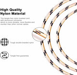 Braided Fast Charging Cable Charger Cord For iPhone 11 12 X 7 8 XS 6 iPad 9 8 7