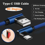 90 Degree Right Angle USB Fast Charger Data Cable For iPhone iPod iPad nonoem 1M
