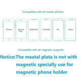 Metal Thin Ring Holder Plate for Magnet Mobile Phone Stand Holder Universal