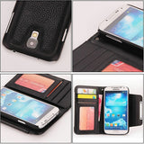 Samsung Galaxy S4 S5 S6 PU Leather Flip Wallet Case Magnetic nogood