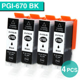 1-10 BLACK Ink Cartridges for Canon PGI-670xl PIXMA MG5760 MG5765 MG5766 nonoem