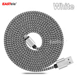 1M/2M/3M Strong Braided Micro USB Data Charger Cable Cord For Android Samsung