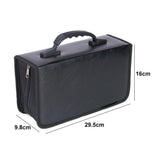 128 Disc CD DVD Bluray Storage Holder Solution Binder Book Sleeves - BLACK COLOR