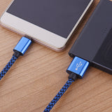 1M 2M 3M Fabric USB Data Sync Charger Cable For iPhone 13 12 10 11 7 8 XS nonoem