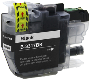 2 x Generic LC3317XL Black Ink Cartridges for brother J53330 J5730 J6730 Nonoem